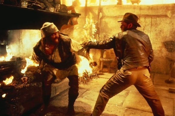 Indiana Jones strijdt tegen de nazi's