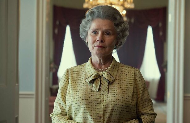 Imelda Staunton als koningin Elizabeth