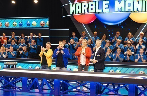 Wolter Kroes, Frans Duijts en Thomas Berge in Marble Mania