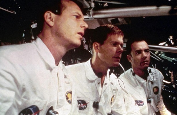 Bill Paxton, Kevin Bacon en Tom Hanks in Apollo 13