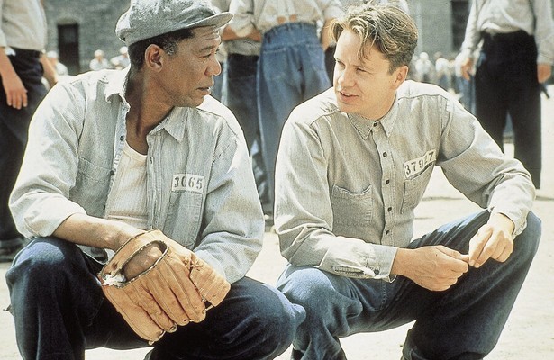 Morgan Freeman en Tim Robbins in The Shawshank Redemption