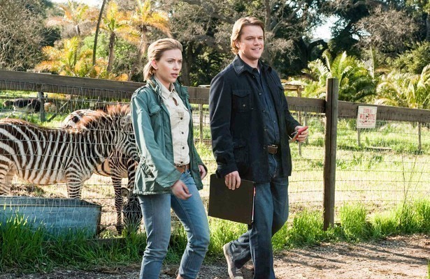 Scarlett Johansson en Matt Damon in We Bought a Zoo