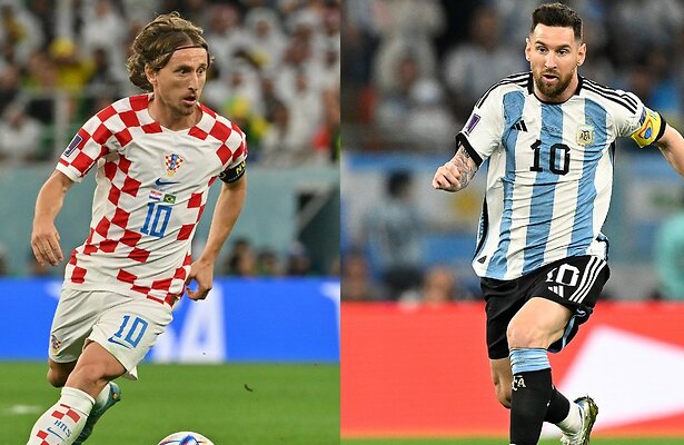 Luka Modric en Lionel Messi