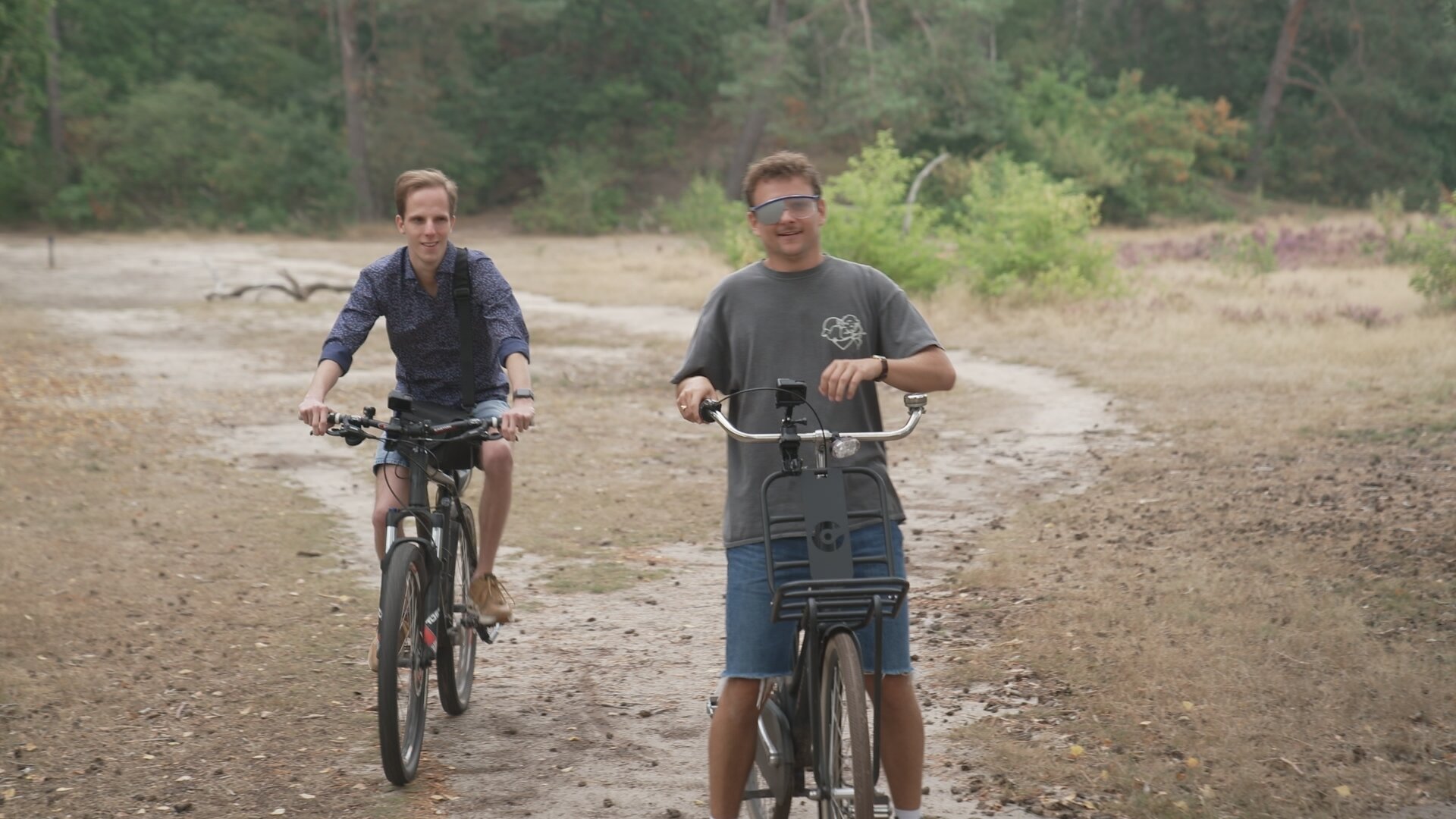 Jurre Geluk ervaart in Je Zal het Maar Hebben hoe het is om te fietsen als je bijna blind bent