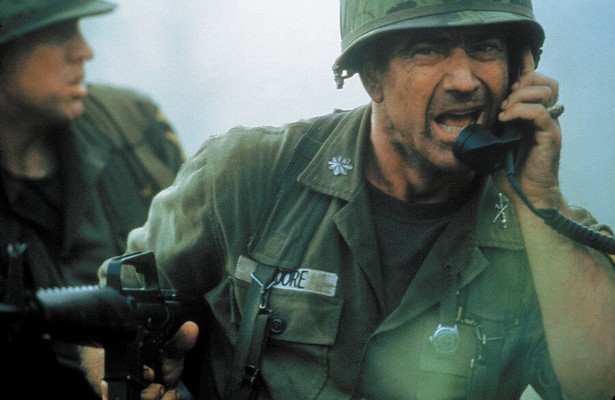 Mel Gibson als luitenant kolonel Hal Moore in We Were Soldiers