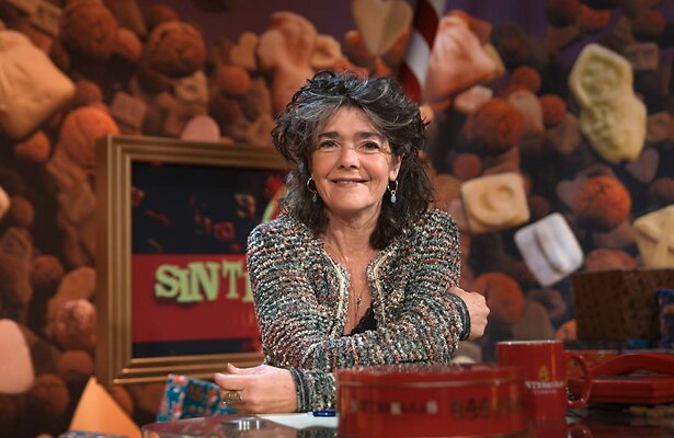 Dieuwertje Blok voor het Sinterklaasjournaal