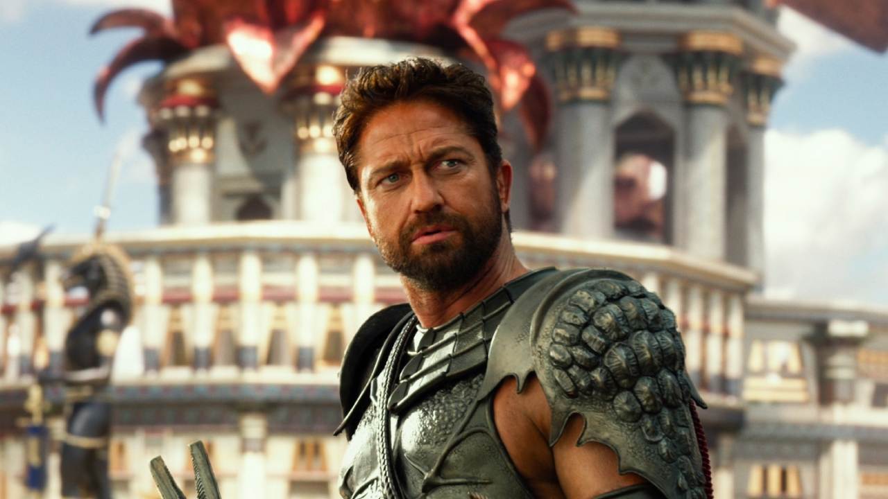 Gerard Butler svettet for Gods of Egypt