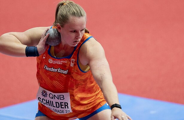 Kogelstootster Jessica Schilder