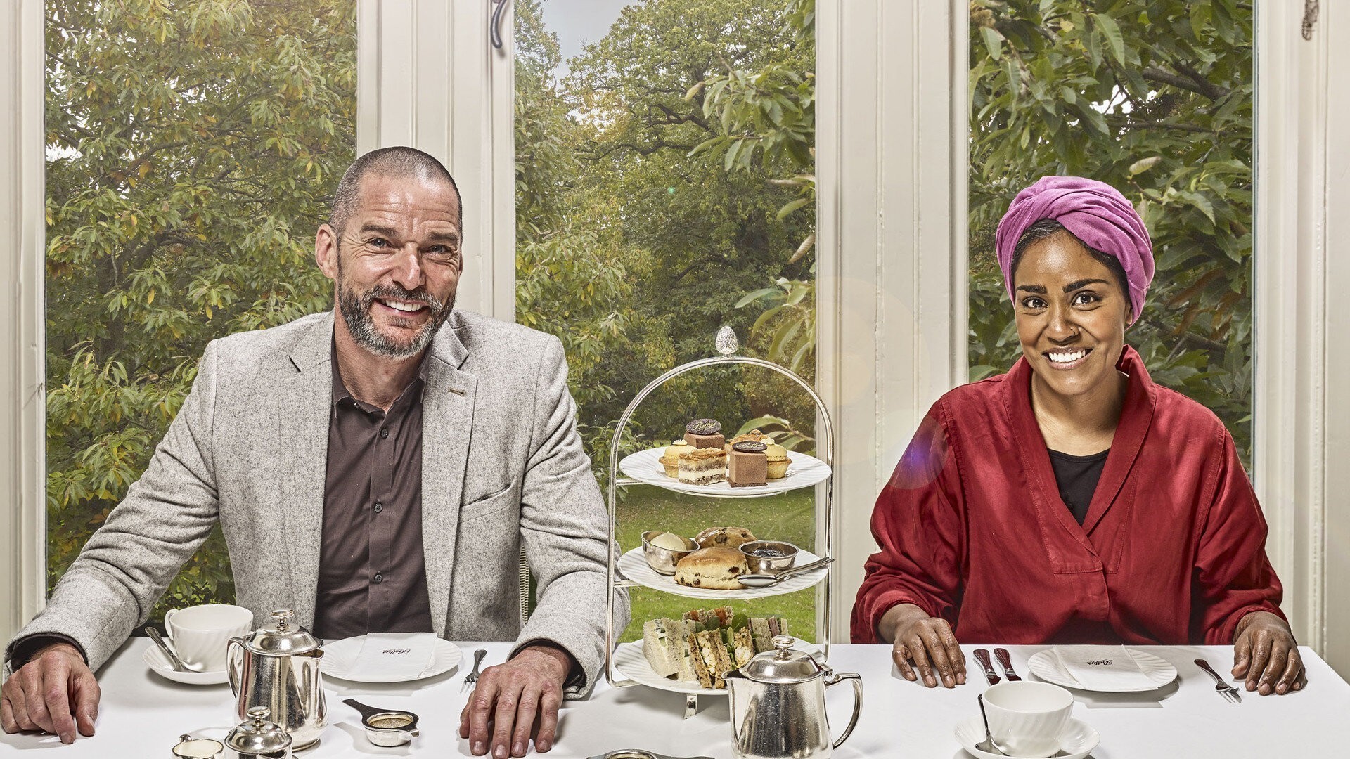 Nadiya Hussain leidt Fred Sireix door Yorkshire in Remarkable Places To