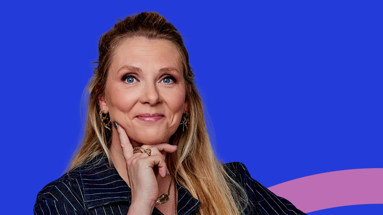 Jelka van Houten klust erop los in Jelka op Eigen Houtje 