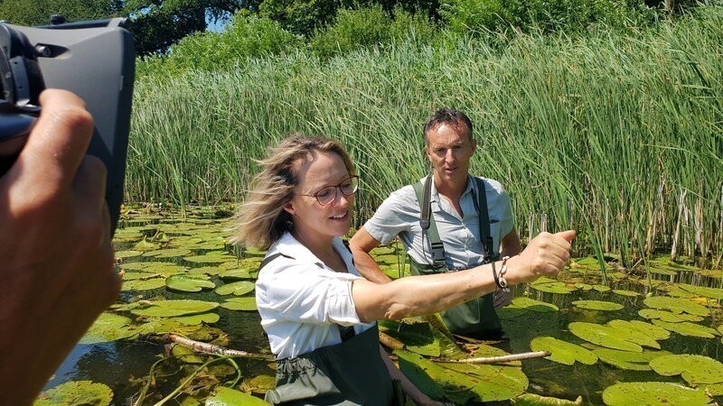 Willemijn Veenhoven en Menno Bentveld twee dagen in de natuur