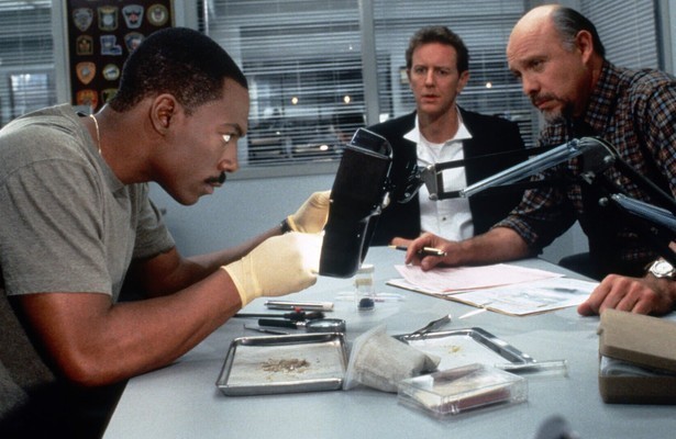 Eddie Murphy als rechercheur Axel Foley in Beverly Hills Cop
