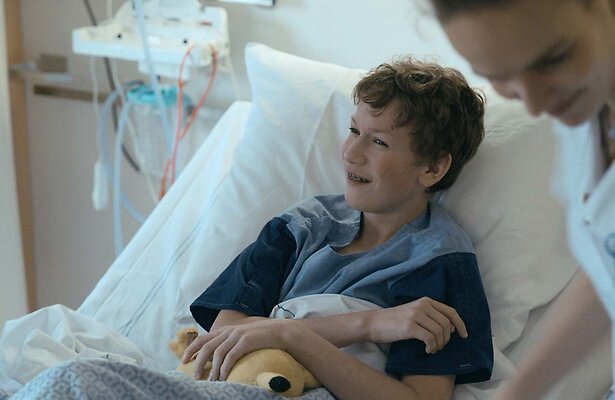 Bart in Het Kinderziekenhuis