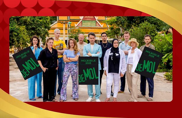 Cast van Wie Is de Mol? 2025 met Molboekje