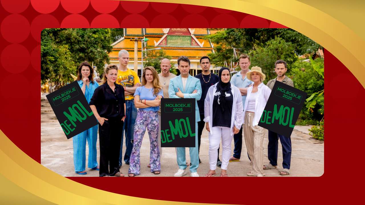 Advent dag 5 | Win 1 van de 3 Molboekjes voor Wie Is de Mol? 2025