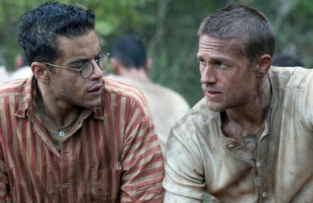 Rami Malek en Charlie Hunnam in Papillon