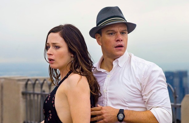 Matt Damon en Emily Blunt in The Adjustment Bureau