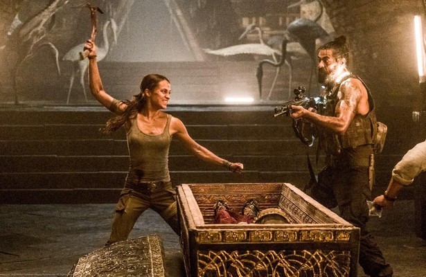 Alicia Vikander in Tomb Raider