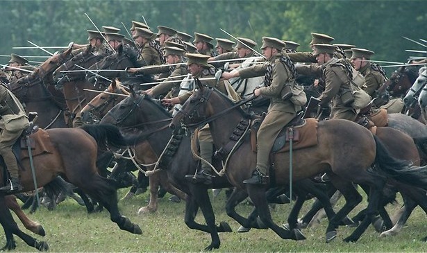 Een paard op oorlogspad