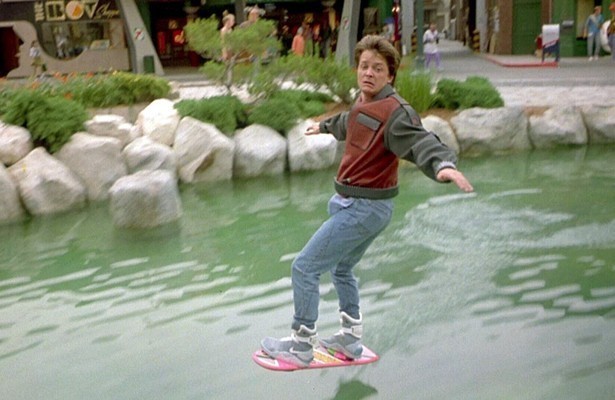 Michael J. Fox als Marty McFly in Back to the Future Part II