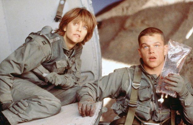 Matt Damon en Meg Ryan in Courage under Fire