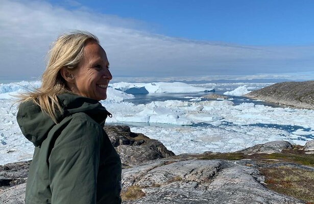 Floortje Dessing in haar programma.