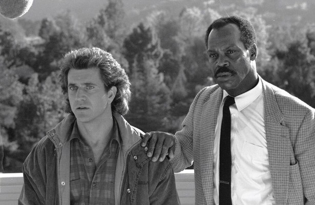 Mel Gibson en Danny Glover in Lethal Weapon 2