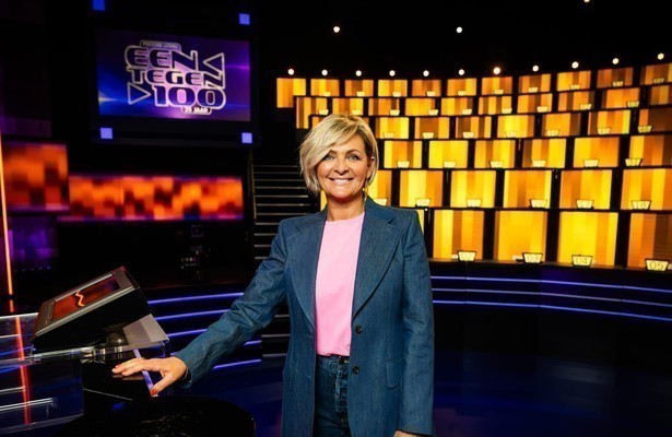 Caroline Tensen voor Postcode Loterij Eén tegen 100