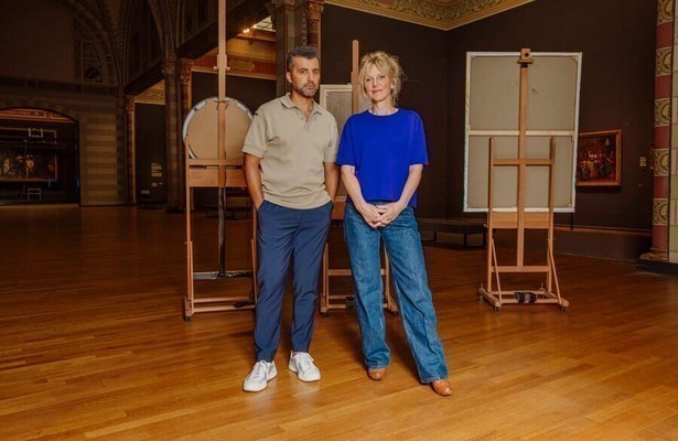 Johanna ter Steege met Özcan Akyol in Sterren op het Doek