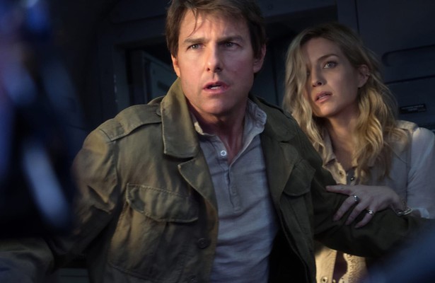 Tom Cruise en Annabelle Wallis in The Mummy