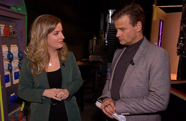 Merel Ek en Wilfred Genee In De Wandelgangen