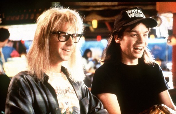 Mike Myers en Dana Carvey in Wayne's World