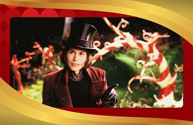 Johnny Depp als Willy Wonka in Charlie and the Chocolate Factory