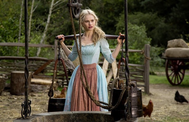 Lily James as Cinderella