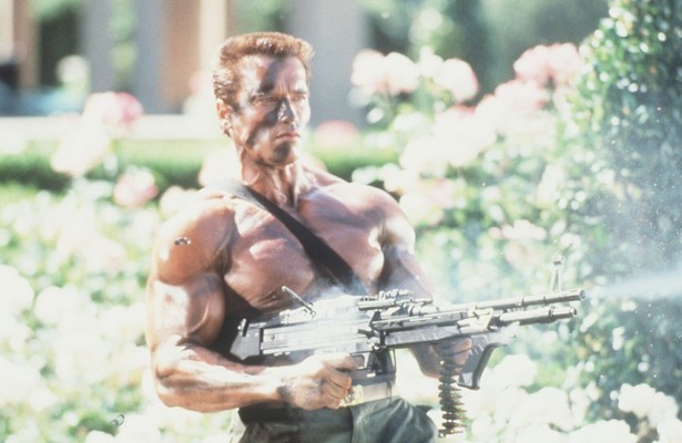 Arnold Schwarzenegger in Commando