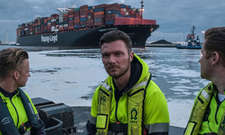 De haven van Rotterdam