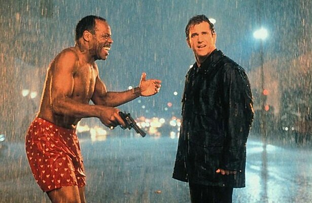 Danny Glover en Mel Gibson in Lethal Weapon