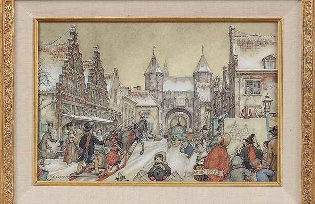 Aquarel Anton Pieck (Tussen Kunst en Kitsch)