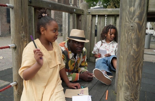 De familie Cudogham in Een Huis Vol