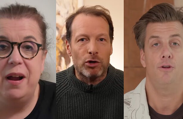 Francis van Broekhuizen, Herman van der Zandt en Rob Kemps in afscheidsvideo Philip en Maarten