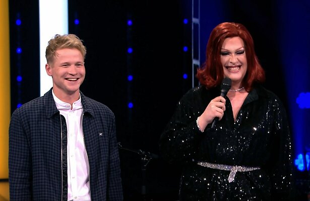 Kalvijn en Jean Toxic in The Talent Scouts