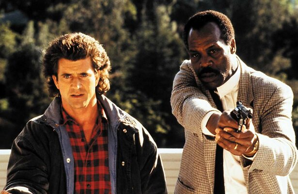 Danny Glover en Mel Gibson in Lethal Weapon