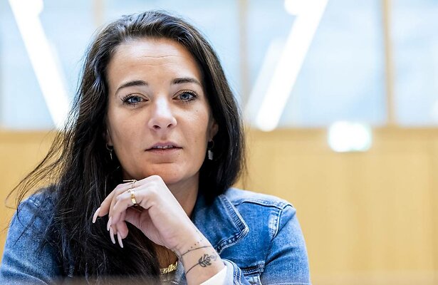 Nicol Kremers in de rechtszaal.