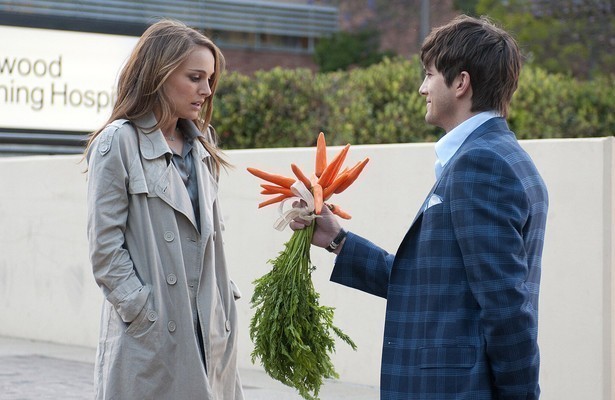 Nathalie Portman en Ashton Kutcher in No Strings Attached