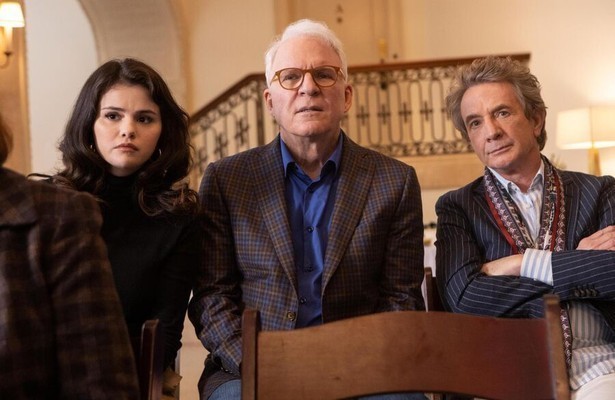 Selena Gomez, Steve Martin en Martin Short voor Only Murders in the Building