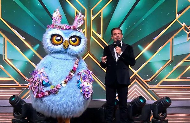 Ruben Nicolai met de Uil in The Masked Singer