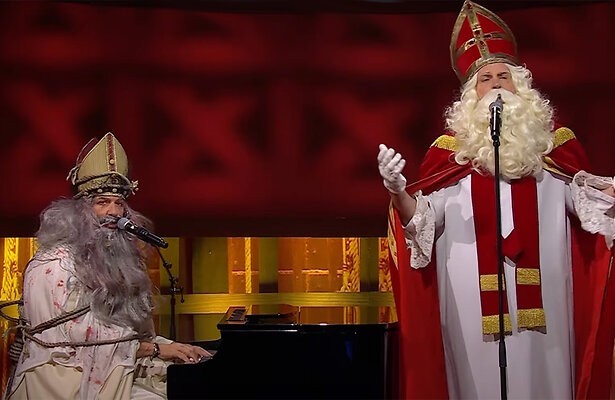 Sunneklaas en Sinterklaas (Veldhuis & Kemper) in Even Tot Hier