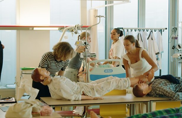 Studenten in de zorg