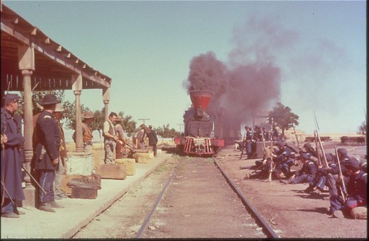 Slot van klassiek westerndrieluik