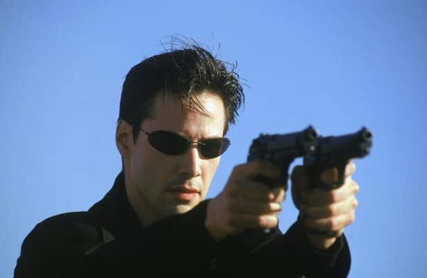 Keanu Reeves als Neo in The Matrix